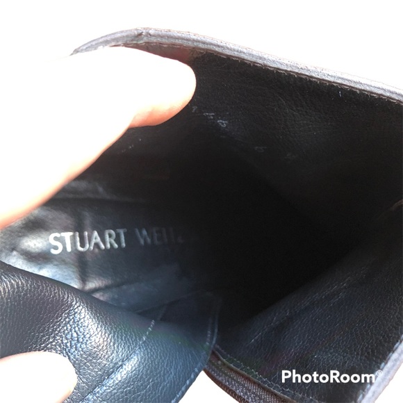 STUART WEITZMAN Lofty Suede Ankle Boots/Heels Gray Size 6M - Picture 4 of 14